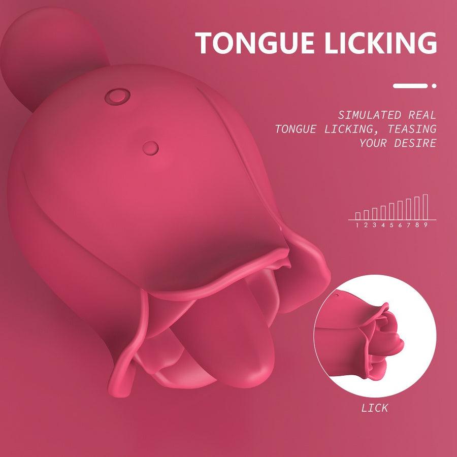 Rose Vibrator Female Masturbator