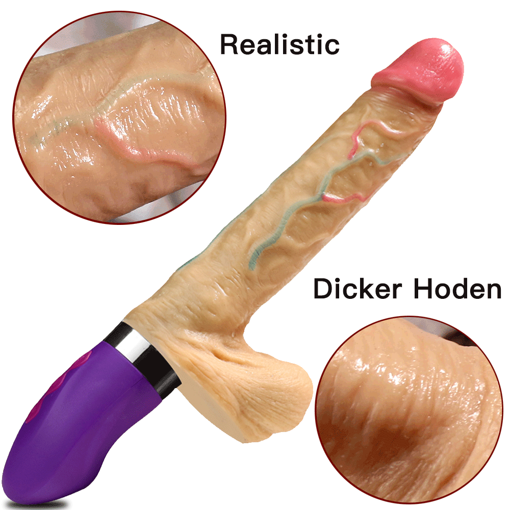Liquid Silicone Electric Vibrating Dildo