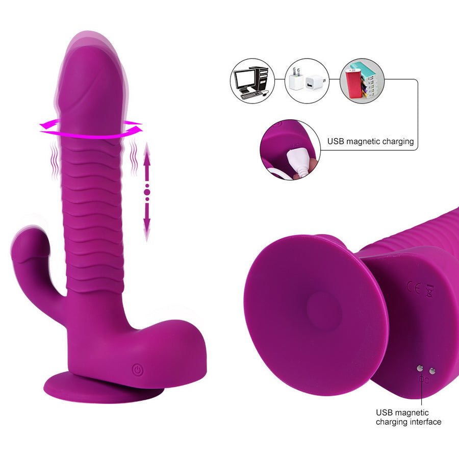 Angus Wireless Remote Control Vibrator Electric Dildo Butt Plug Masturbator