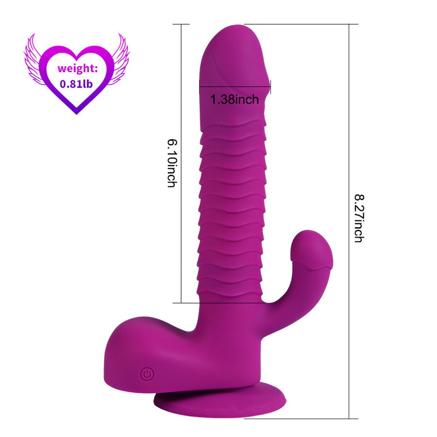 Angus Wireless Remote Control Vibrator Electric Dildo Butt Plug Masturbator