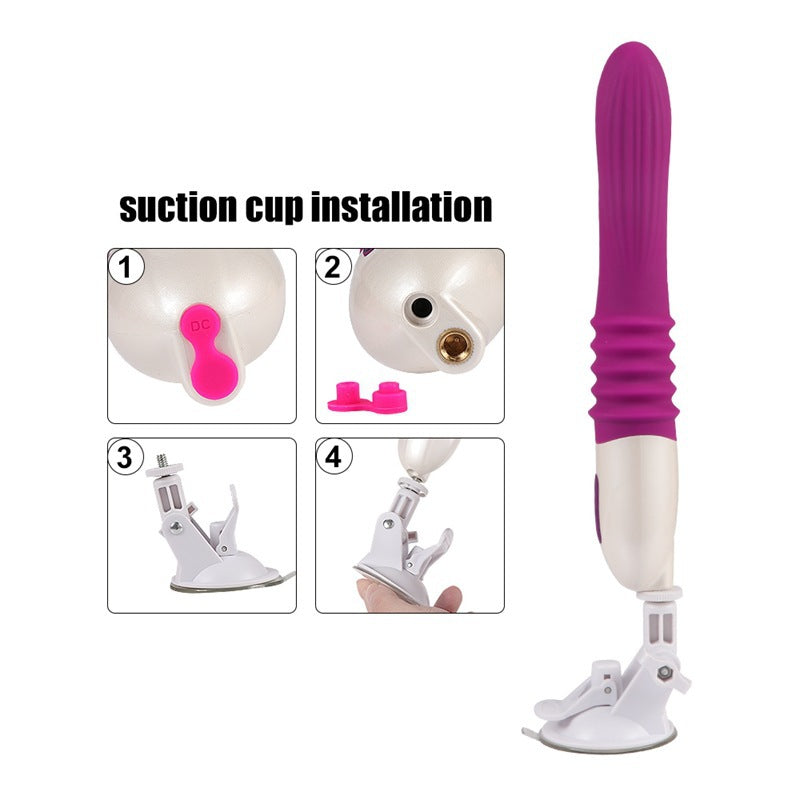 Mason Vibrator Female 10-frequency Vibrator Retractable AV Massager