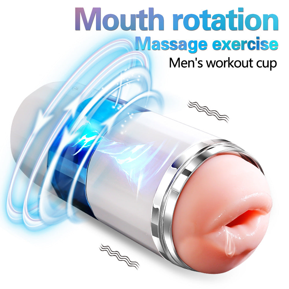 Fully automatic rotating vibration exerciser masturbation cup adult male masturbator