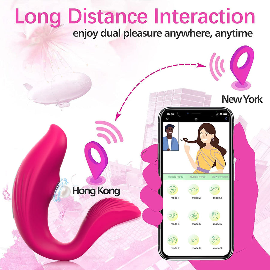 App remote control wearable vibrator