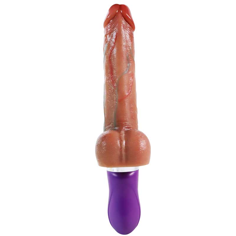 Electric telescopic water jet dildo