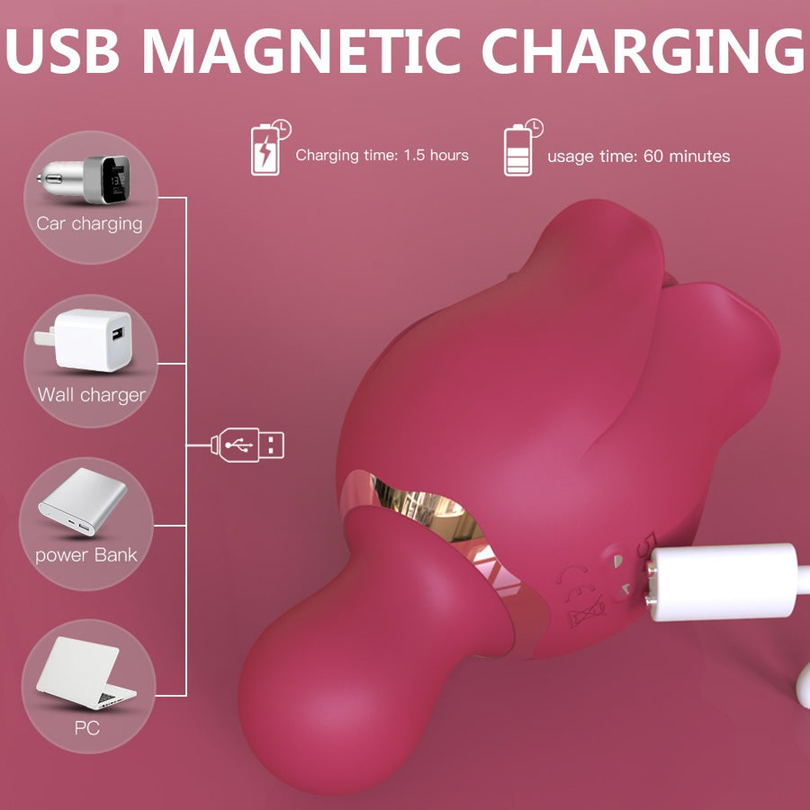 Rose Vibrator Female Masturbator