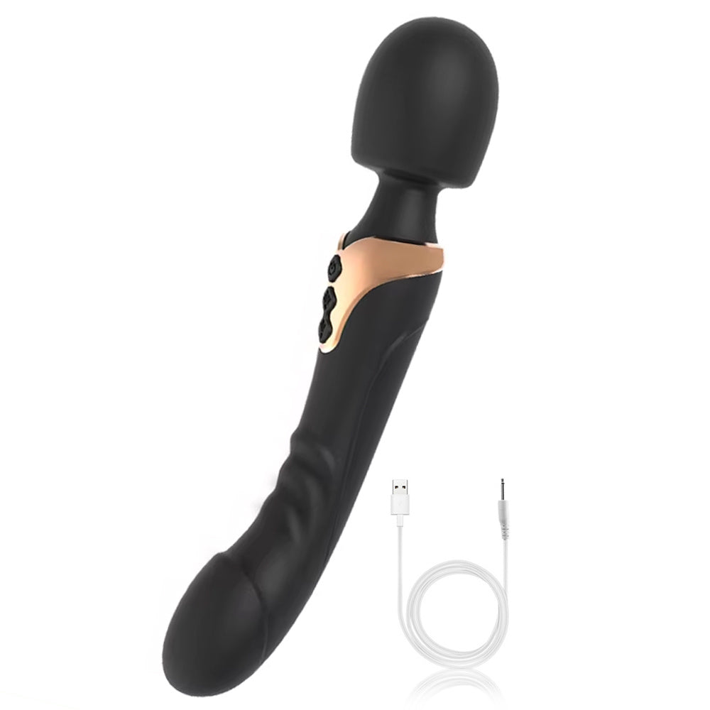 Powerful AV wand vibrator, 10 modes, vaginal G-spot stimulator, female masturbator