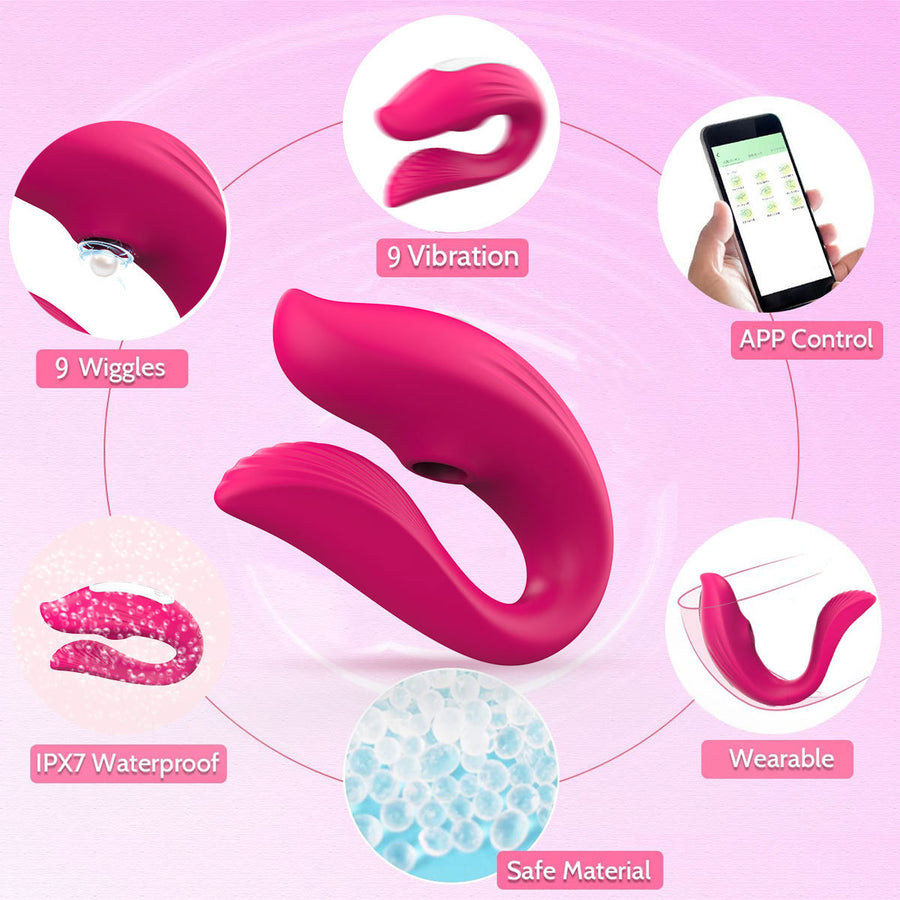 App remote control wearable vibrator