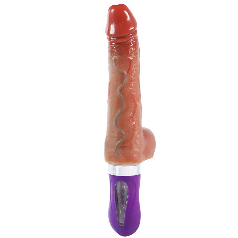 Electric telescopic water jet dildo