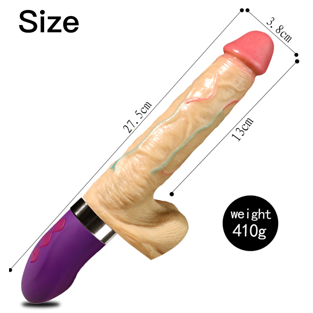 Liquid Silicone Electric Vibrating Dildo
