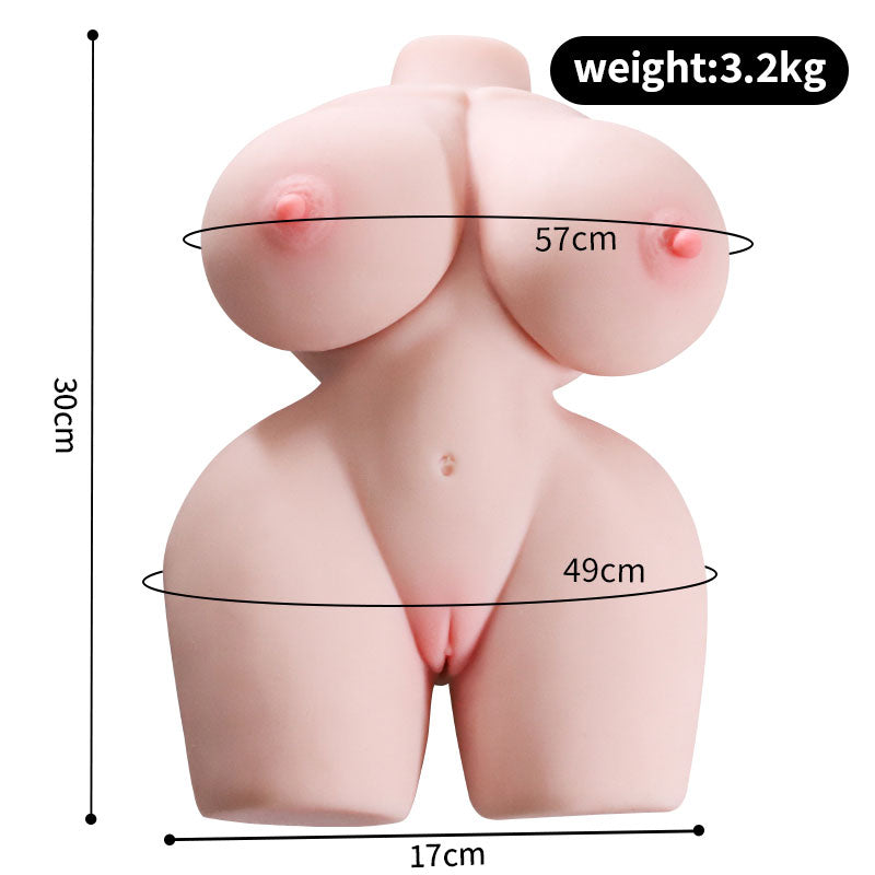 Male masturbator sex doll torso 3.2 kg