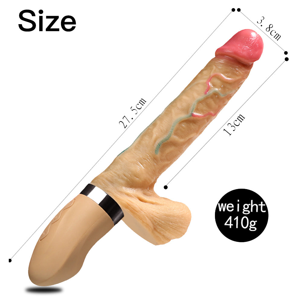 Liquid Silicone Electric Vibrating Dildo