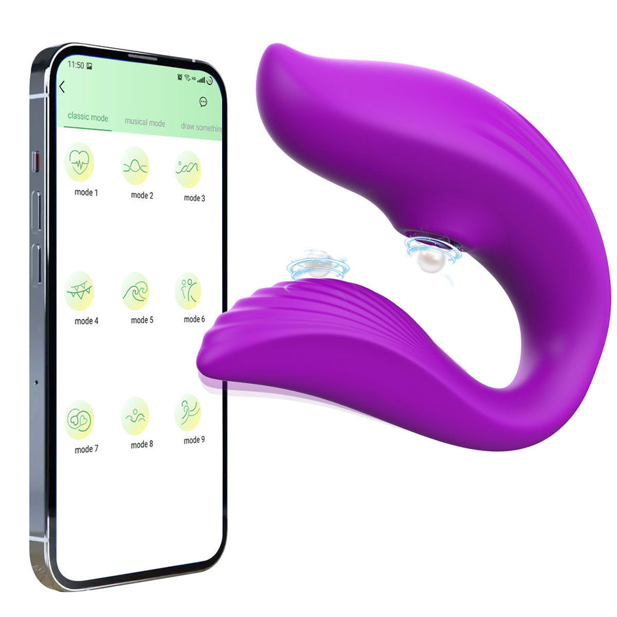 App remote control wearable vibrator