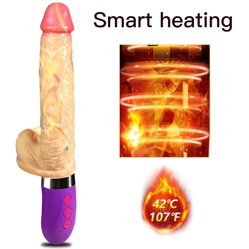 Liquid Silicone Electric Vibrating Dildo