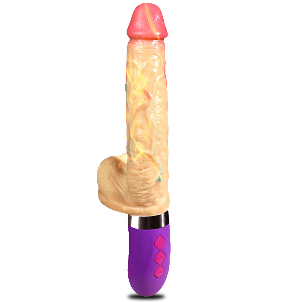 Liquid Silicone Electric Vibrating Dildo