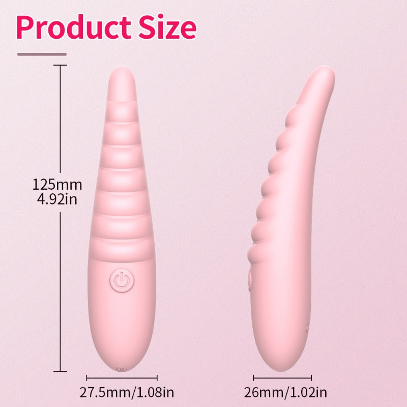 Liquid silicone vibrator for women's massage