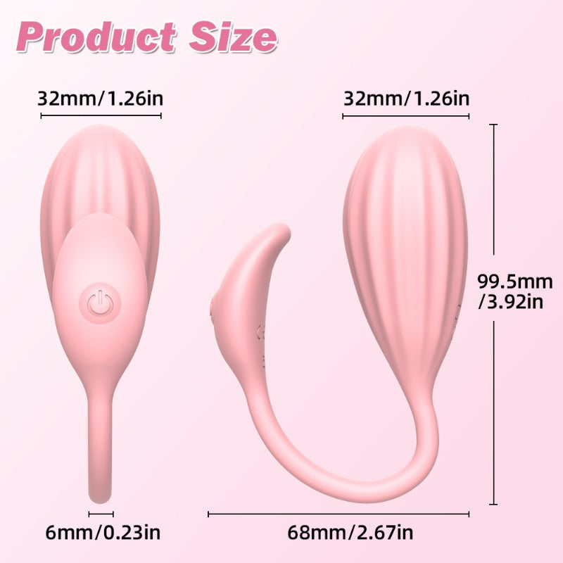 PP Wear Full Pack Gel Jumping Egg Inner and Outer Double Headed Vibrator