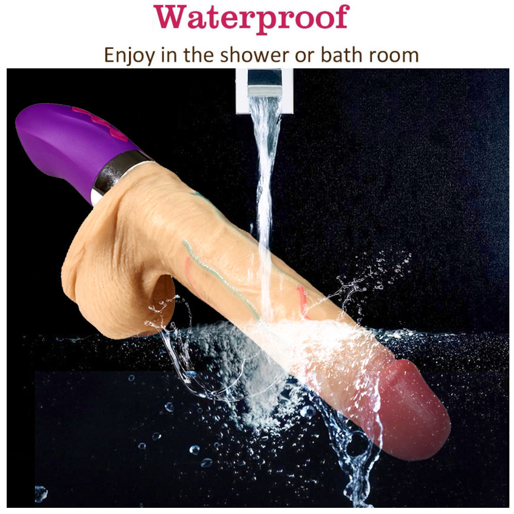 Liquid Silicone Electric Vibrating Dildo