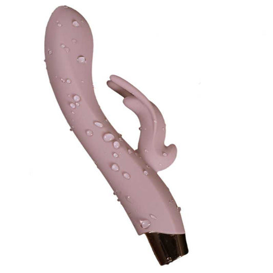 Female rechargeable multi-frequency dual electric shock rabbit vibrator