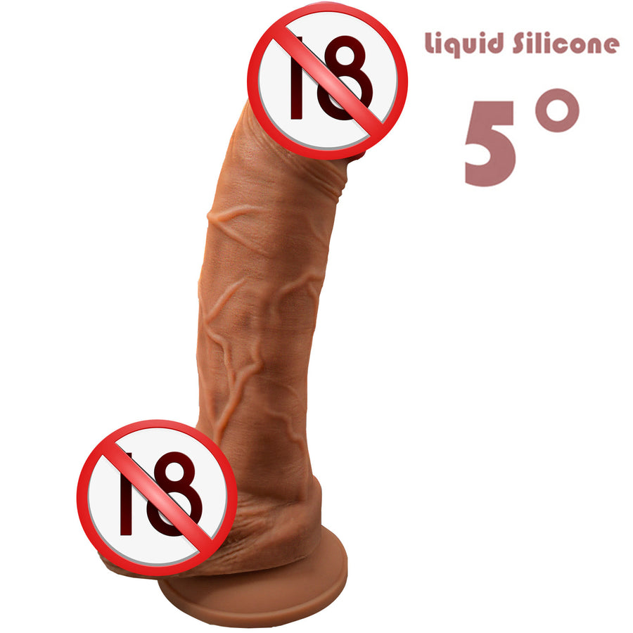 Super soft liquid silicone classic realistic dildo female masturbator