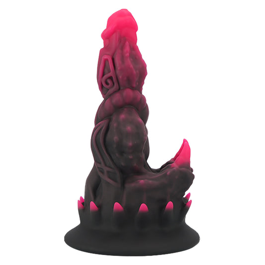 Coiled dragon shaped oversized dildo female G-spot massage masturbator