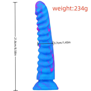 dragon scale melange silicone dildo lady with backyard anal plug dildo adult sex toys masturbator stick