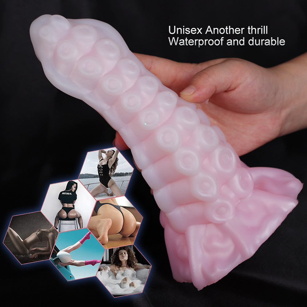 Special Shape Mixed Color Dildo Female Silicone Large Size Masturbator