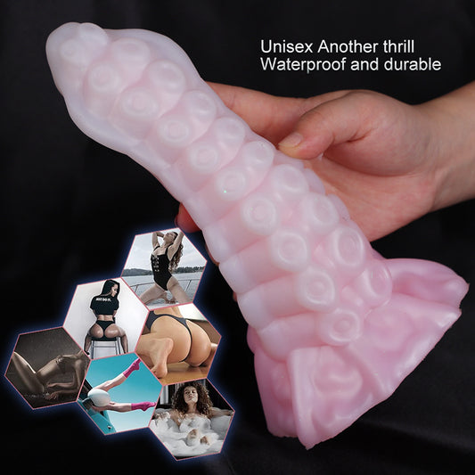 Special Shape Mixed Color Dildo Female Silicone Large Size Masturbator