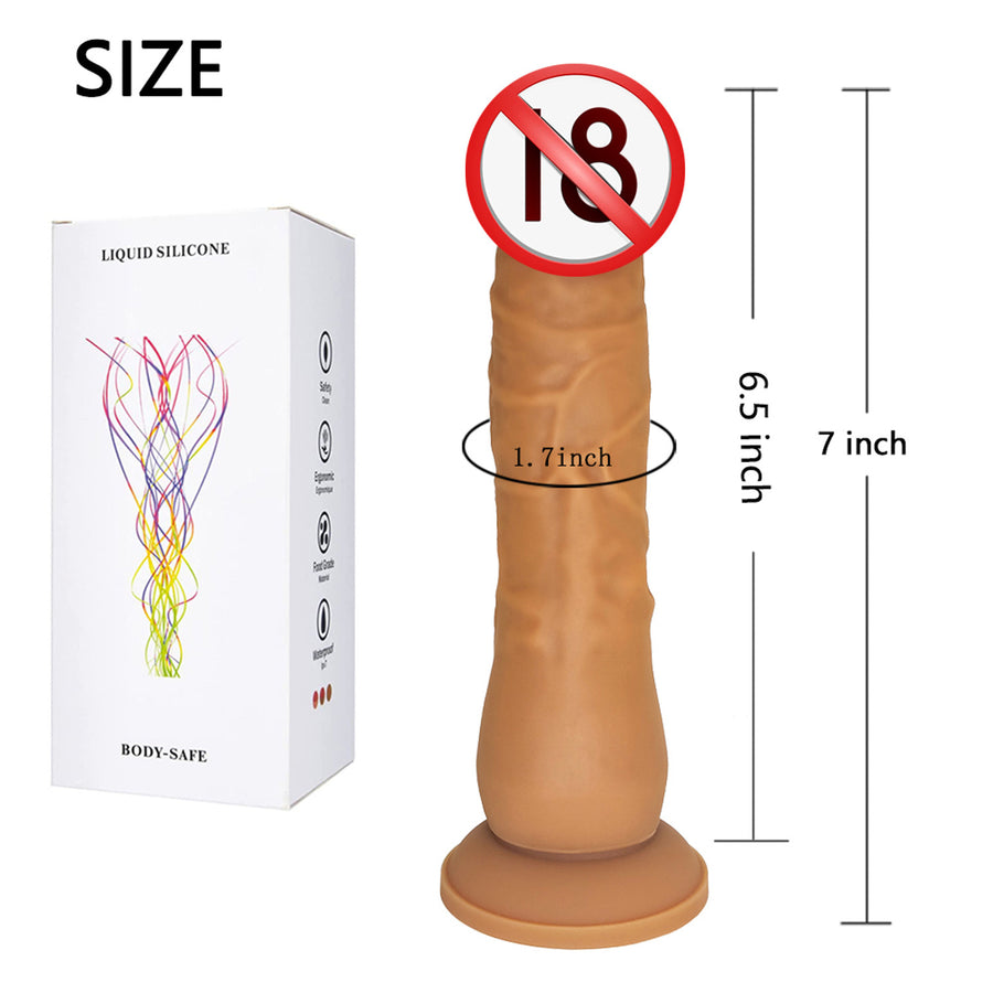 Super soft liquid silicone classic realistic dildo female masturbator