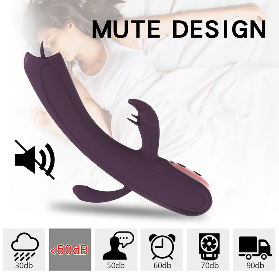 G Spot Vibrator Dual Motor Clit Sucking Vibrator