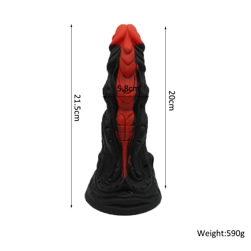 Liquid silicone special-shaped pagoda simulation dildo female masturbator