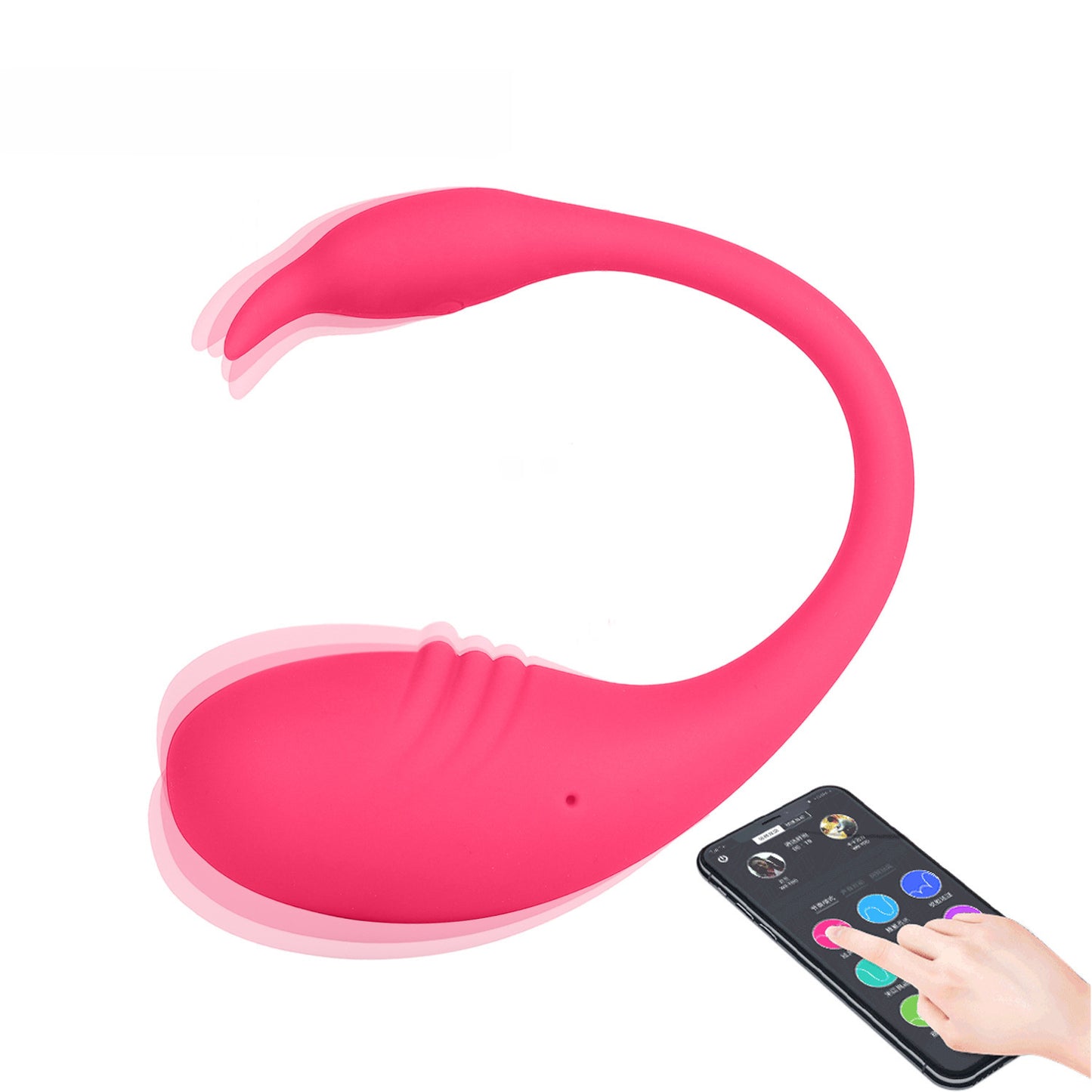 Tadpole mobile phone APP vibrator wireless remote control female masturbator sex toys