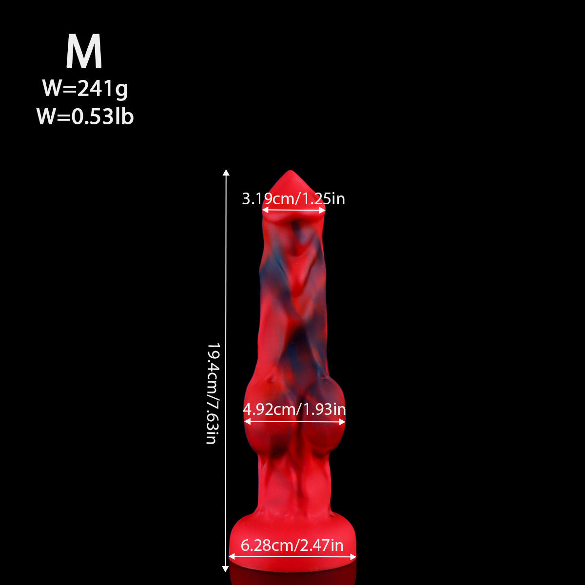 Wolf Chicken Shaped Liquid Silicone Dildo Simulating Animal Penis Female Sex Toy