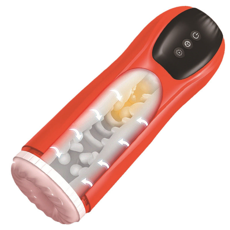 Bumblebee fully automatic rotating sucking telescopic vibration masturbator male sex toy