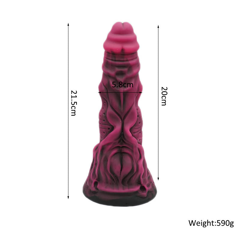 Liquid silicone special-shaped pagoda simulation dildo female masturbator