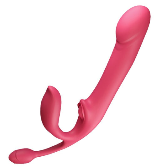 Inflatable retractable vibrator g-spot massager