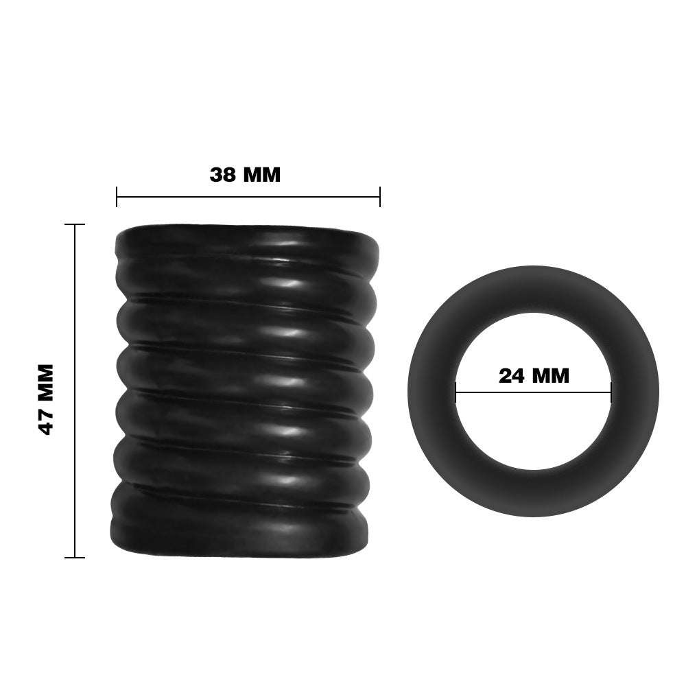 Silicone Testicle Restraint Ring BDSM Scrotum Restraint Toy Testicle Stretcher Adult Sex Toy