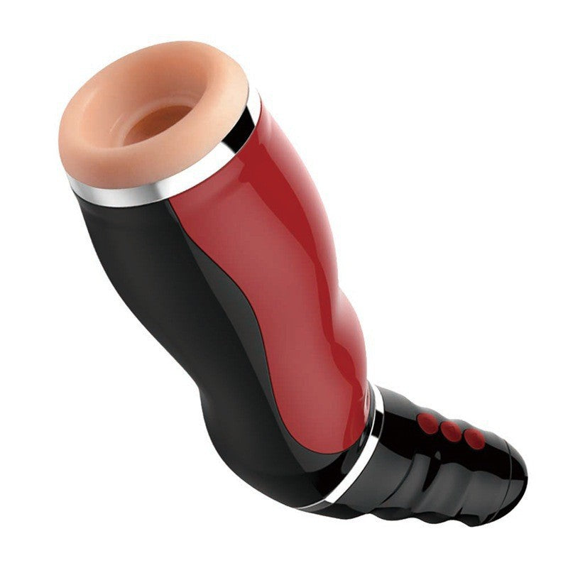 Rogge Clamp Suction & Vibration Oral Sex Cup Fully Automatic Male Masturbator with Interactive Moaning