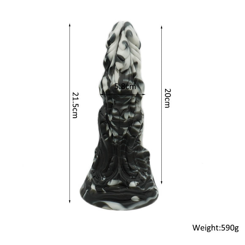 Liquid silicone special-shaped pagoda simulation dildo female masturbator