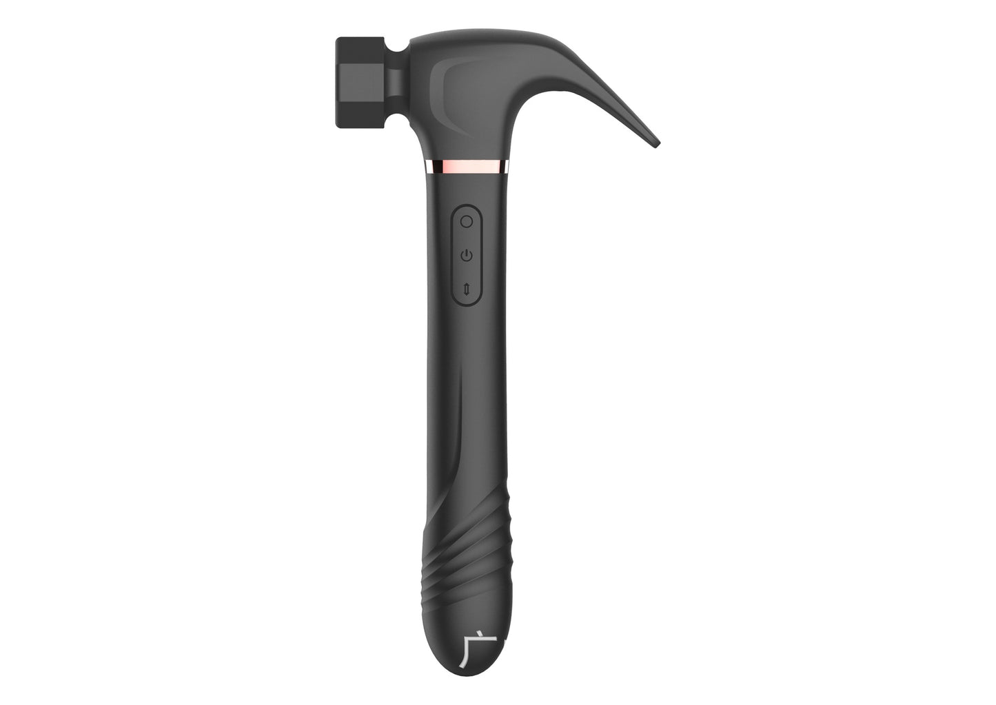 Women's two-color privacy concealable hammer shape powerful vibrator