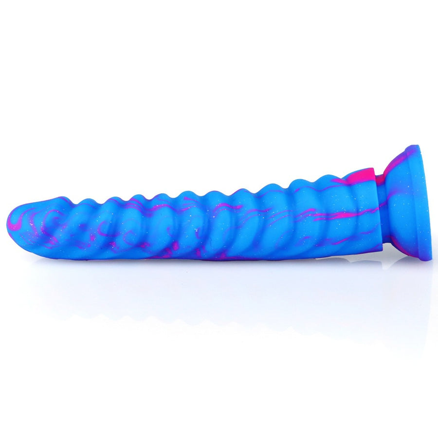 dragon scale melange silicone dildo lady with backyard anal plug dildo adult sex toys masturbator stick