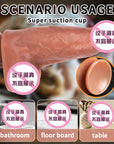 Bepa Yalu Simulation Silicone Retractable Electric Dildo Female Soft Meat Realistic Masturbator