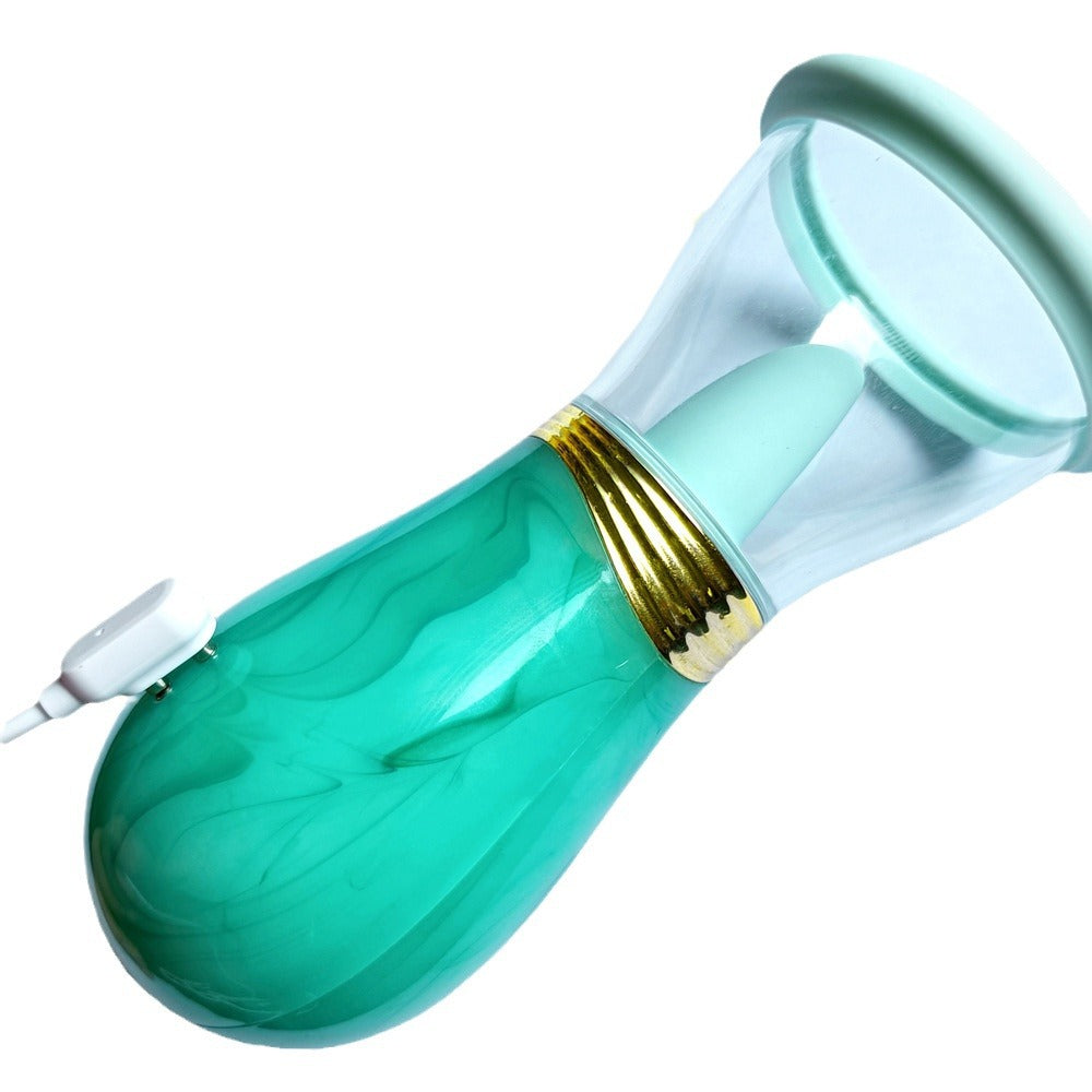 Female soft silicone vibrator clitoral sucking stimulator