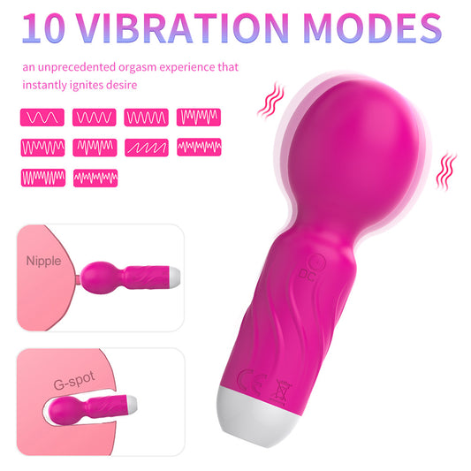 Rechargeable Mini AV Massager Vibrator