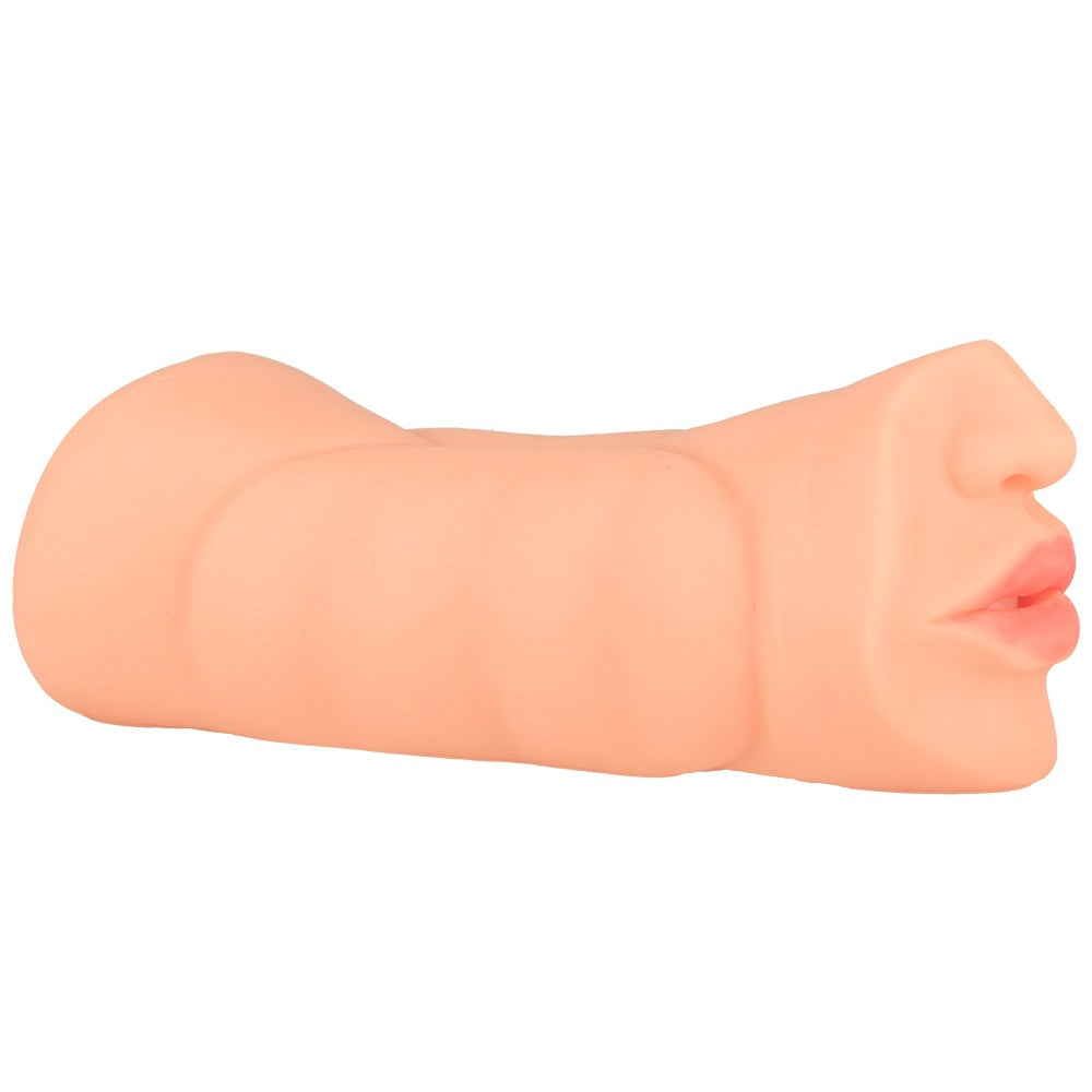 Double-headed male oral sex masturbator soft oral sex toy male sex toy