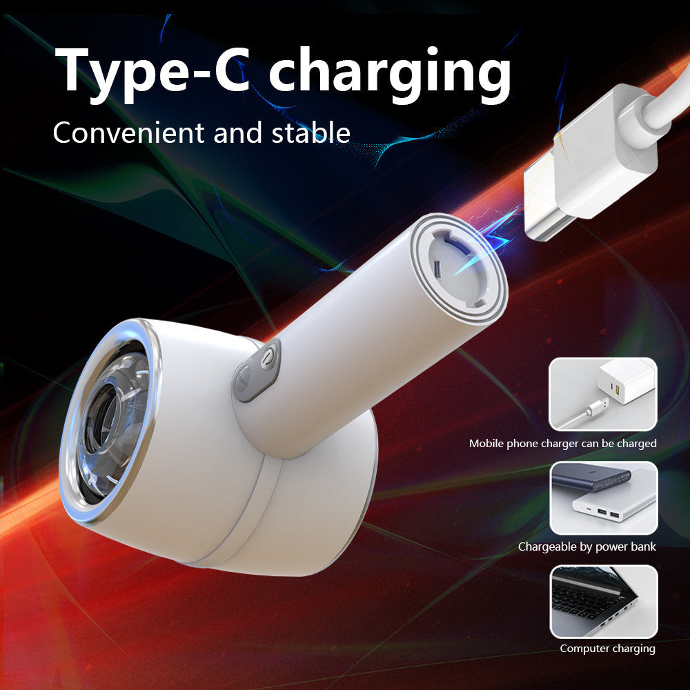 Handheld male automatic retractable juicer masturbator