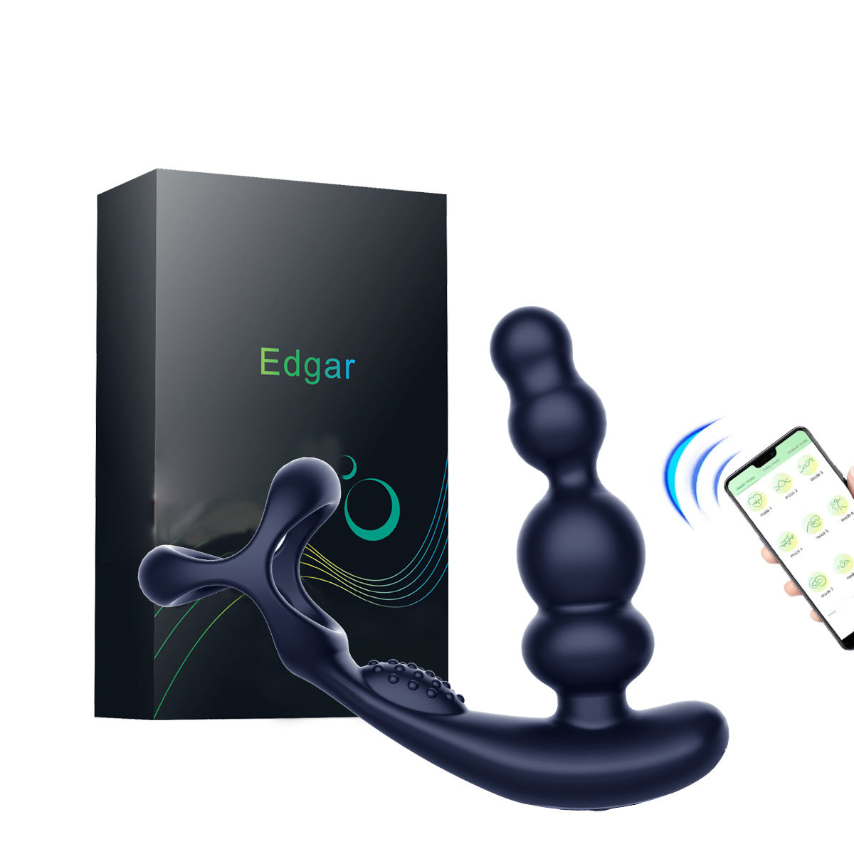Multi-frequency vibration swing prostate massager male masturbator