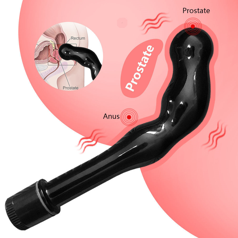 Female G-spot and anal vibrator massager  curved design adult massager