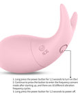 Multi-frequency panty vibrator wearable vibrator rechargeable flirting female sex toy