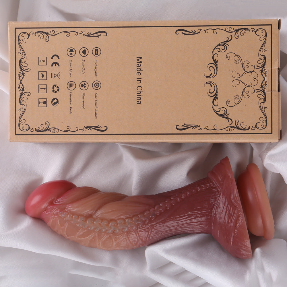 Flamingo new craft liquid silicone realistic alien dildo adult sex toy