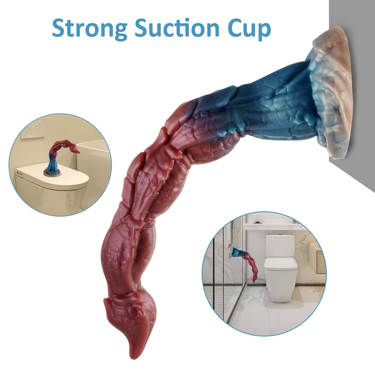 Extra long silicone anal plug scorpion dildo special-shaped anal expansion masturbator